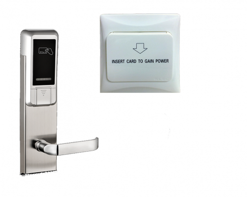 KIT DE CHAPA DE HOTEL ZK LH2600  INCLUYE MODULO AHORRADOR DE ENERGIA  MODELO A ELEGIR IZQ O DER ZK LHPAK