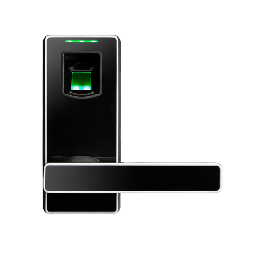 CERRADURA BIOMETRICA   100 HUELLAS  BLUETOOTH  DOBLE PESTILLO  INSTALACION PARA PUERTAS DERECHAS E I ML10DB