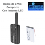 RADIO KENWOOD COMPACTO UHF 4 CANALES PRECONFIGURADOS PKT-03-K