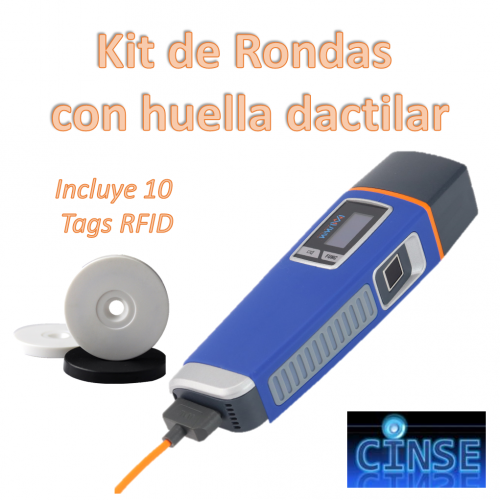 Kit de Rondinero Huella Digital con Lampara Led  X-Guard