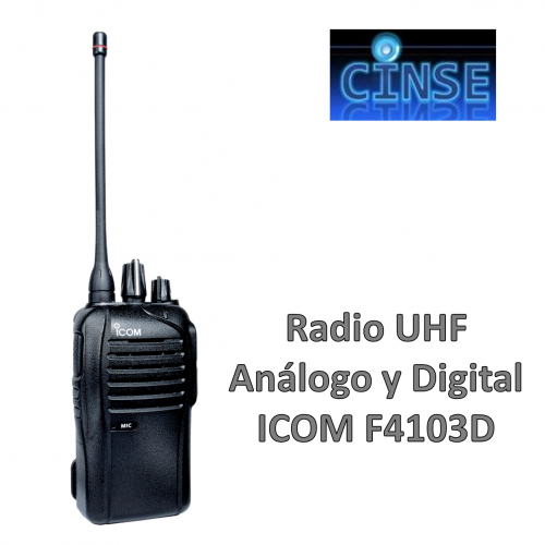Radio ICOM Frecuencia Análoga y Digital UHF  IC-F4103D