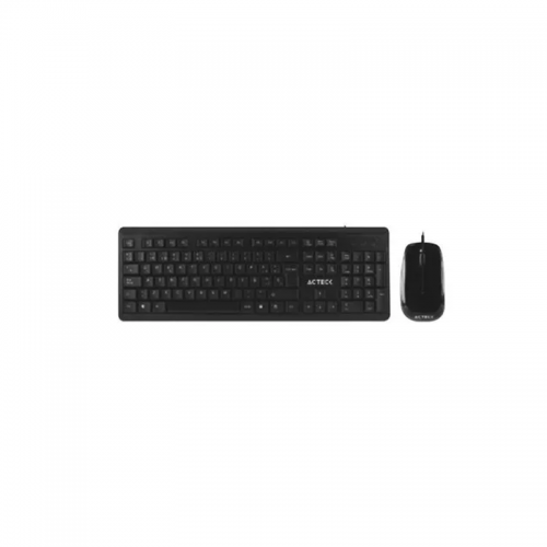 Kit de Teclado y Mouse Acteck AC-928991, Alámbrico, USB, Negro  Español  AC-928991
