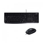 Kit de Teclado y Mouse Logitech MK120, Alámbrico, USB, Negro  Español  MK120
