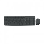 Kit de Teclado y Mouse Logitech MK235, Inalámbrico, USB, Negro  Español  MK235