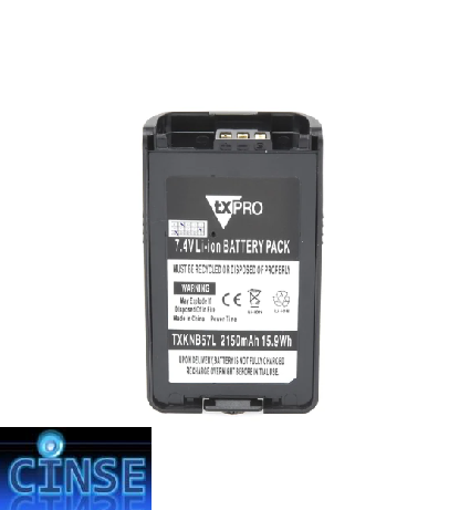 TX-KNB57L Batería Li-Ion 2150 mAh para radios Kenwood NX220 320 420 TX-KNB-57L