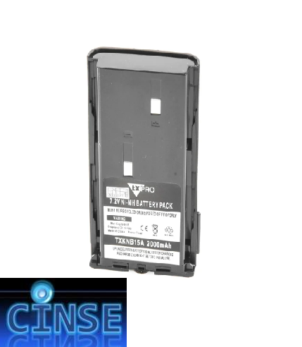TX-KNB-15A Batería Ni-MH 2000 mAh. Para radios Kenwood TK2100, TK3100, TK2102  A , TK3102  A  TX-KNB-15A