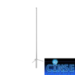 Antena base UHF, fibra de vidrio ajustable, rango de frecuencia 406 - 512 MHz TRAM BROWNING 1486