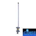 HX6-160-70ES Antena base VHF 165-174 MHz, Fibra de Vidrio, 6 dB de Ganancia, Serie HX para Climas Ex HX6-160-70ES