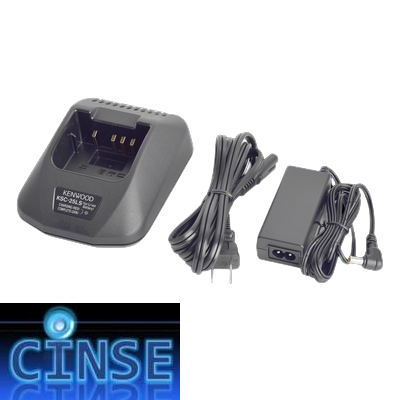 Cargador rápido de escritorio para baterías KNB-24LS, KNB-25A, KNB-26N, KNB-35L, KNB-40L, KNB-40LCV, KSC-25LS-K