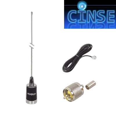 Kit de Antena Móvil en UHF 430-450 MHz, Incluye LMG4305   CHMB   RFU505 KIT-LMG440