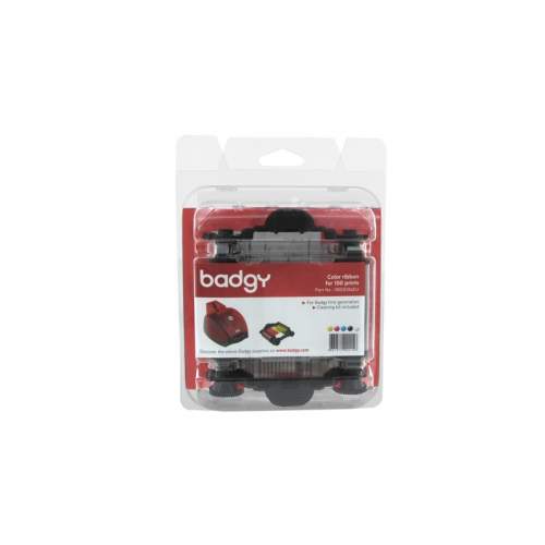 Badgy Kit para 100 Impresiones, para Badgy 1ra. Generación - incluye Cinta a Todo Color   1 Kit de L VBDG204EU