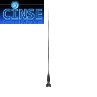 Antena móvil VHF   UHF, ajustable en campo, rango de frecuencia 136-940 MHz, Color Negro 1115BS